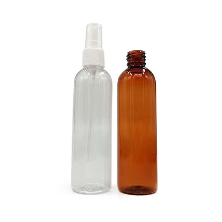 120ml amber sunscreen makeup pet spray bottle for alcohol