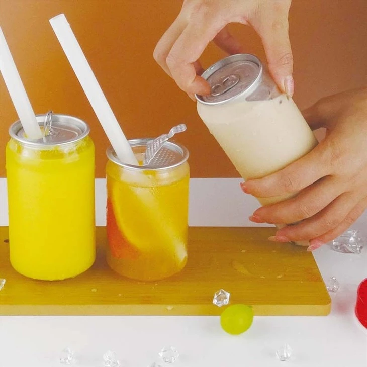 16oz Plastic Drinking Cups - Beer Can Plastic Cups