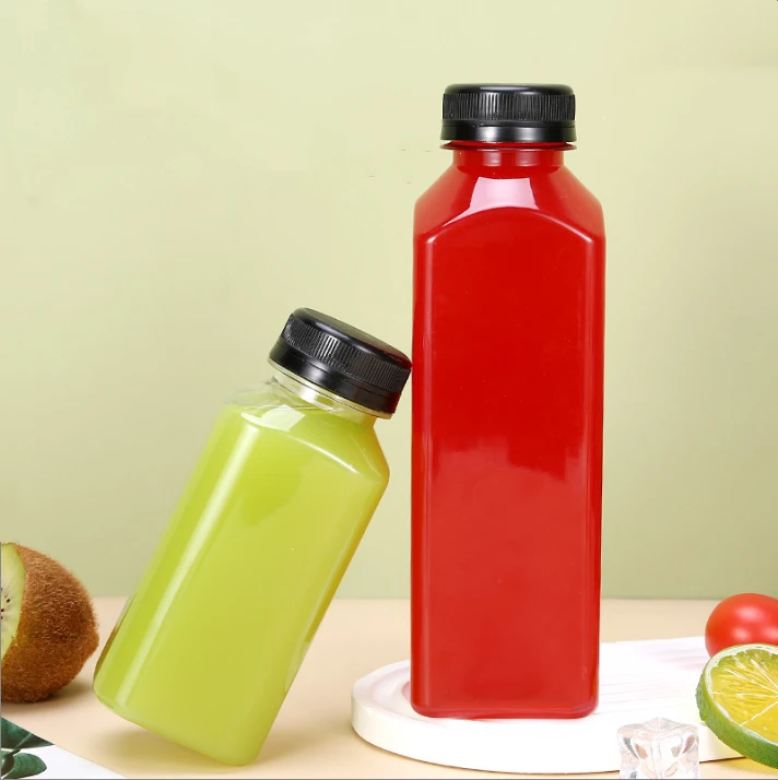 Kvadratne prozirne plastične boce od 500 ml sa CRC čepom