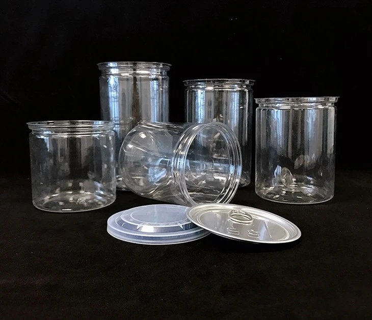 Food Grade Plastic Jars With Easy Open Lid factory
