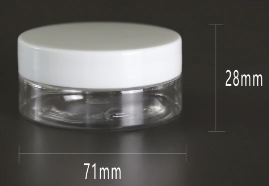 Plastični kontejner Prozirna tegla sa plastičnim poklopcem