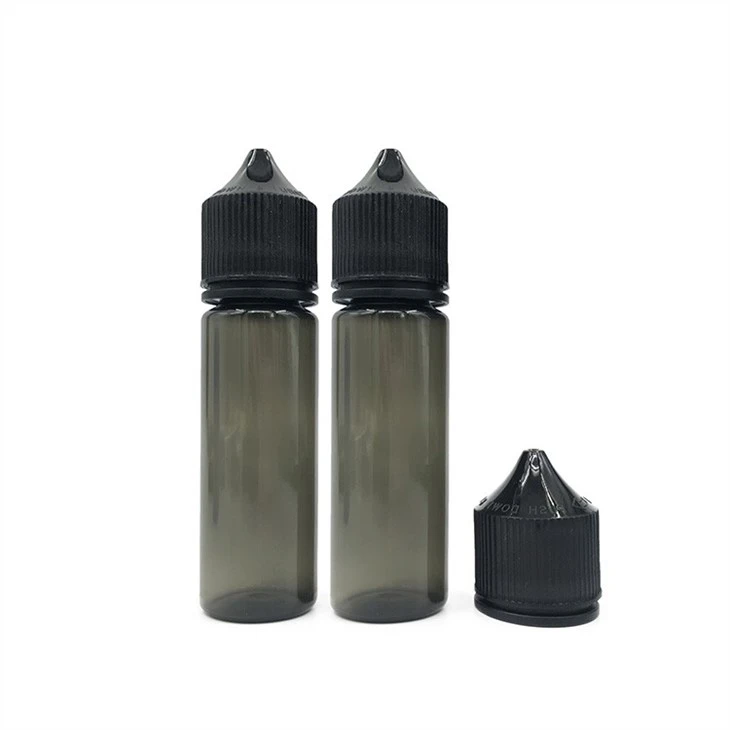 50ml Clear Eliquid Plastic Bottles With Black Lid V3 E Liquid Bottle