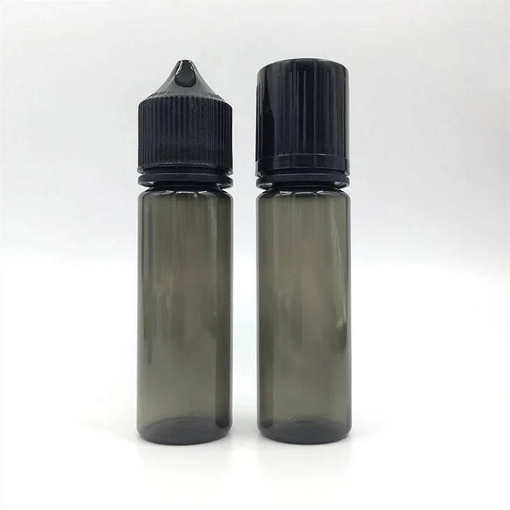 50ml Clear Eliquid Plastic Bottles With Black Lid V3 E Liquid Bottle