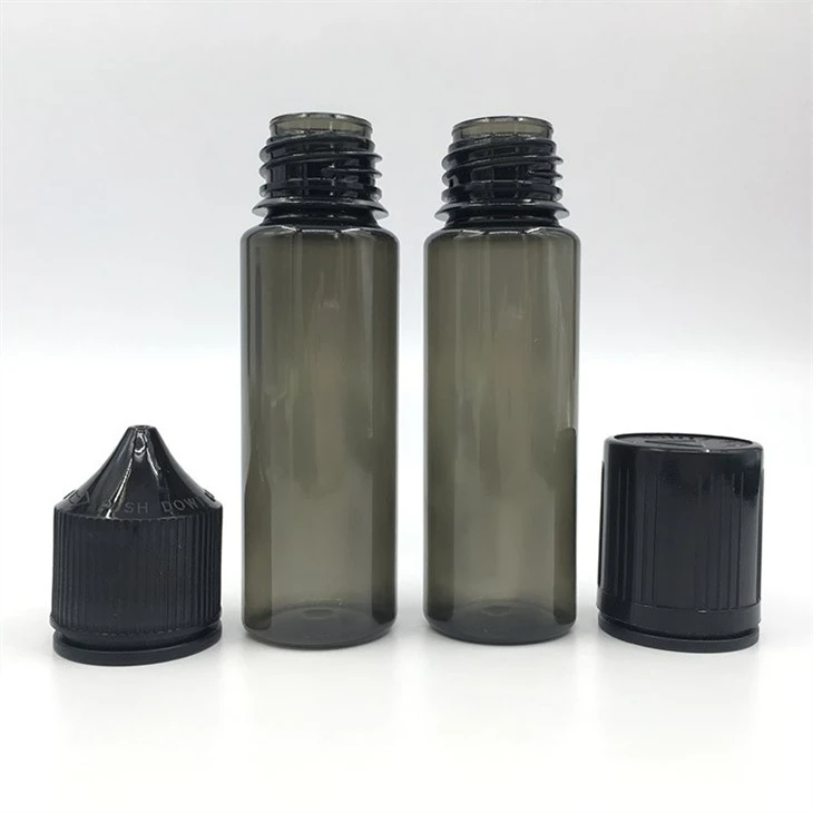 50ml Clear Eliquid Plastic Bottles With Black Lid V3 E Liquid Bottle