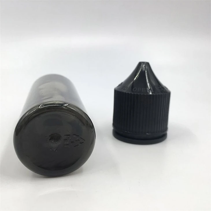 50ml Clear Eliquid Plastic Bottles With Black Lid V3 E Liquid Bottle